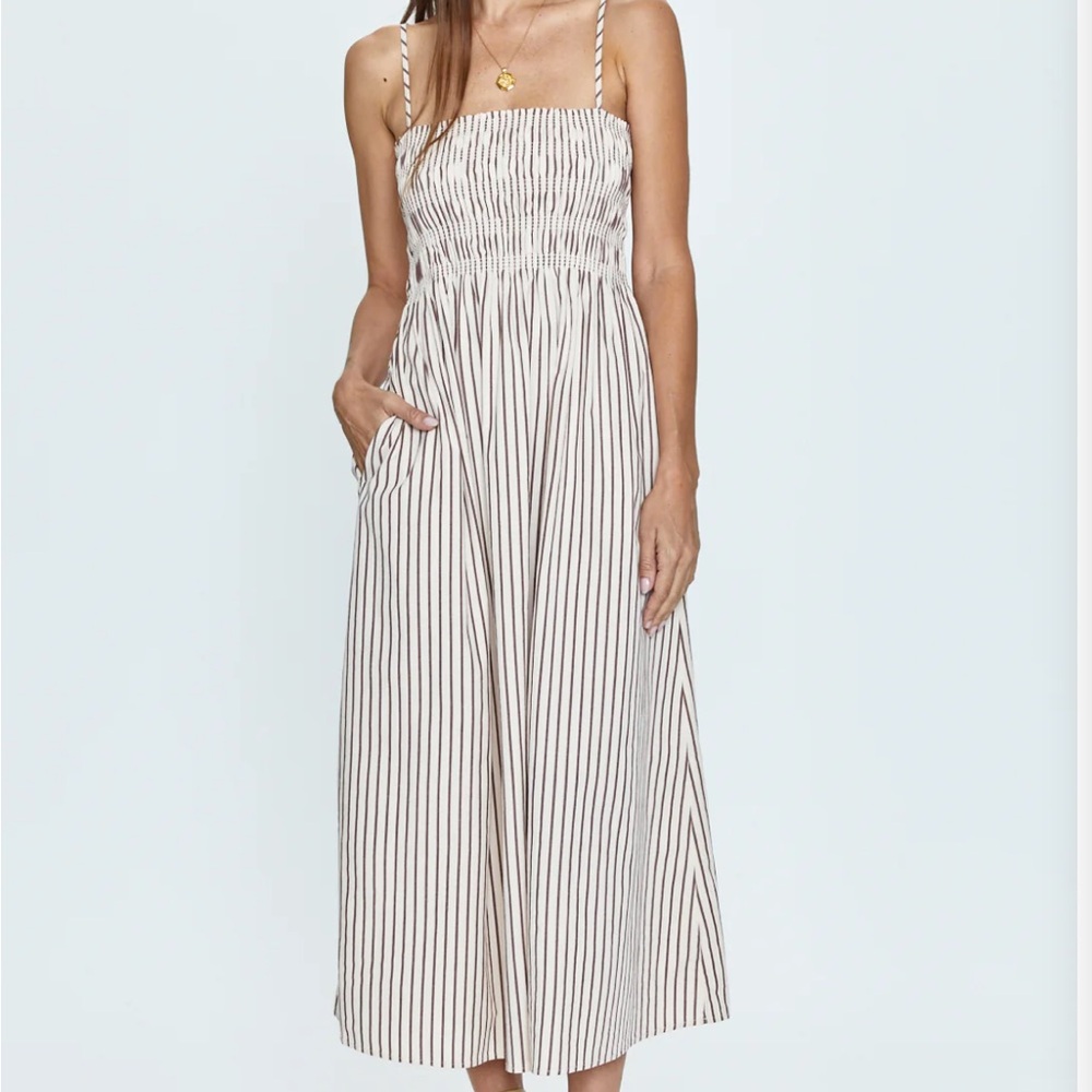 Pistola Bianca dress tiramisu stripe